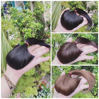 <Kèm Ảnh Thật> Mái Phồng Tóc Thật
