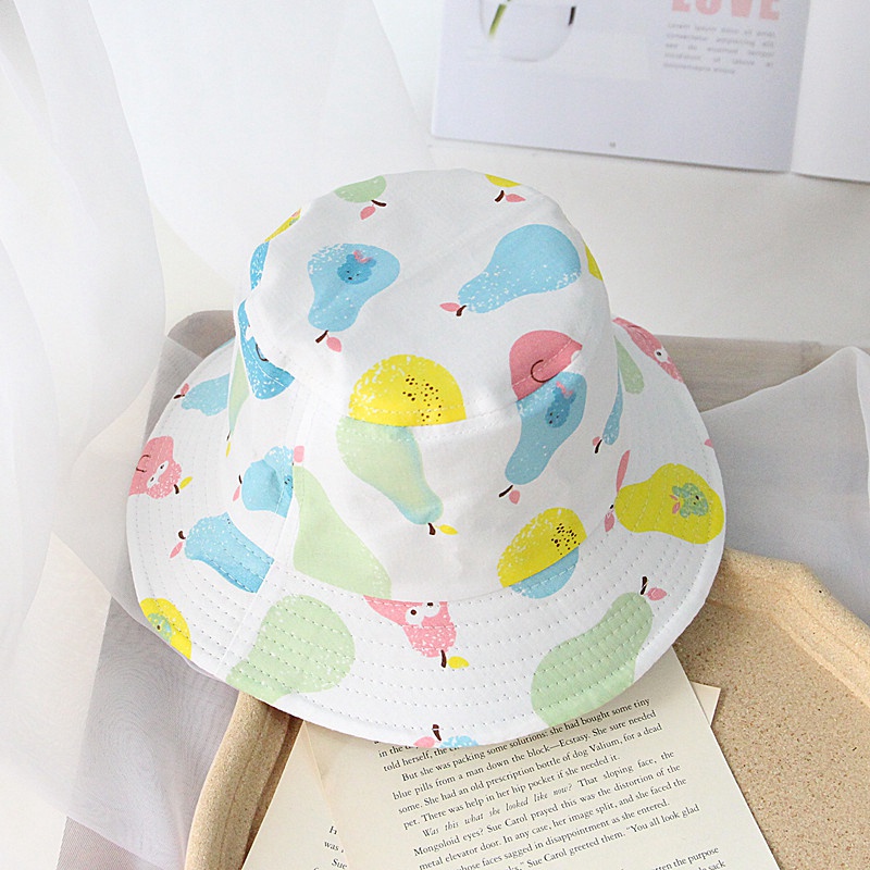 Mũ Bucket In Họa Tiết Hoạt Hình Động Vật Thời Trang Mùa Hè Xinh Xắn Cho Bé