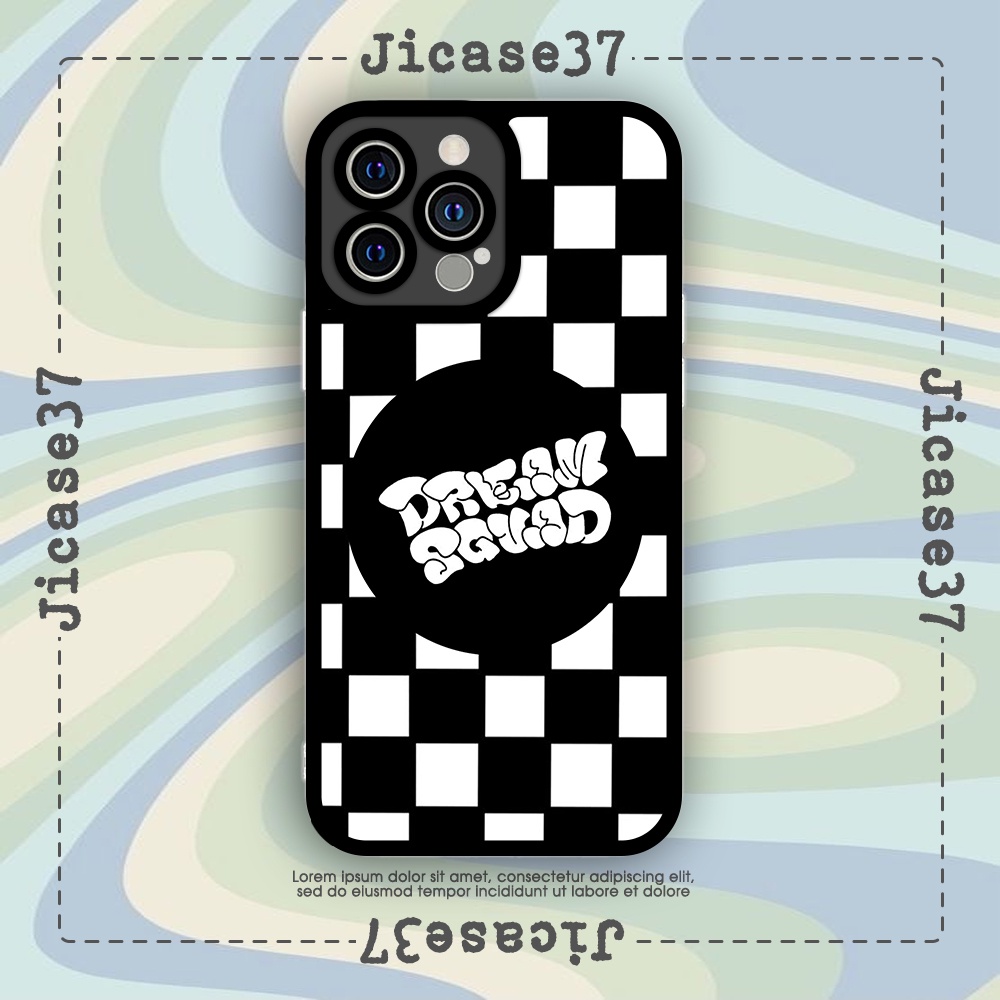 Ốp lưng iphone cạnh vuông Jicase NCT Dream beatbox caro 6plus/6s/6splus/7/7plus/8/8plus/x/xs/11/12/pro/max/plus/promax