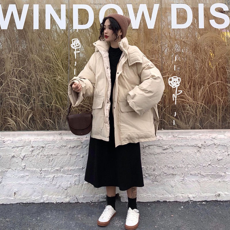 Áo Khoác Phao Dáng Rộng Phong Cách Hàn Quốc Thời Trang Thu Đông 2020
