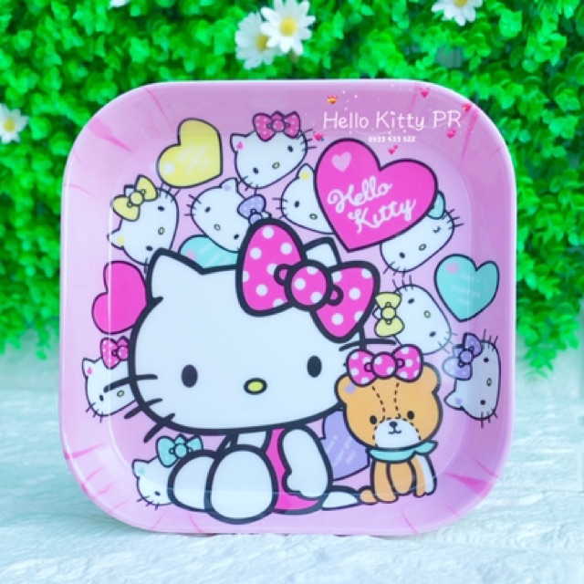 Dĩa vuông Hello Kitty - Doremon Doraemon