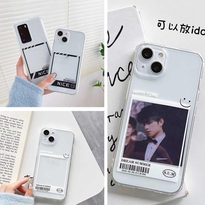 Ốp Điện Thoại Mềm Trong Suốt Có Ngăn Đựng Thẻ Cho OPPO Reno 8Z 7Z 7 6Z 6 5 4 3 Pro 5F 4F 5 4 SE 8 7 Lite 4Z F19 F17 Pro F11 F9 R17 Bộ Dụng Cụ Làm Đồ Thủ Công Chuyên Dụng Chất Lượng Cao