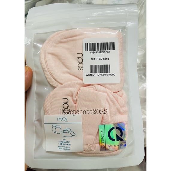 Set Bao Tay, Bao Chân Nous Cho Bé, Chất Liệu Cotton Organic Cao Cấp Mềm Mịn An Toàn Cho Bé Sơ Sinh Nuoiconkieuhan