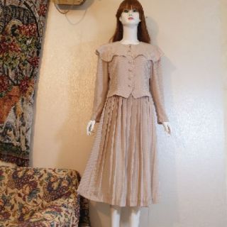Đầm vintage Bí đỏ bí ngô