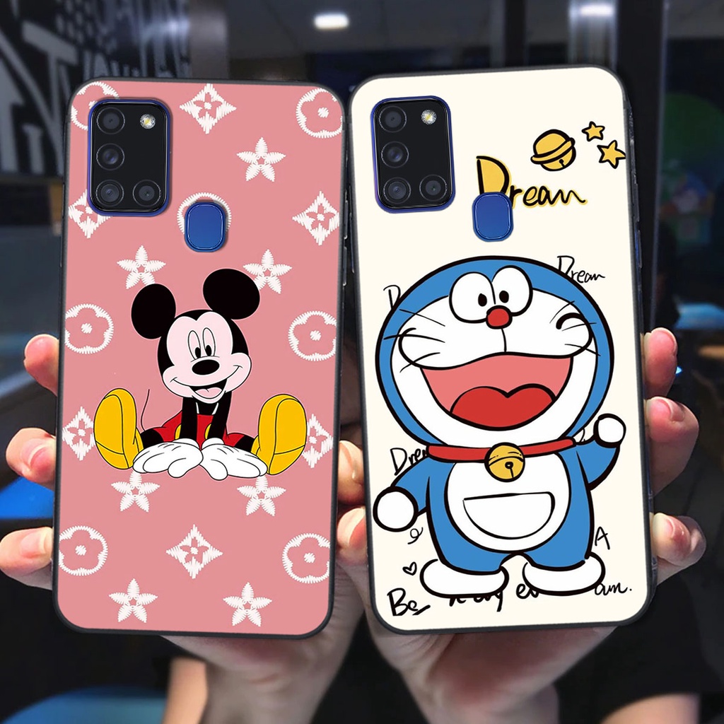 Ốp lưng Samsung A21s hình bạch tuyết, thời trang, mèo chuột phong cách - Giá rẻ nhất