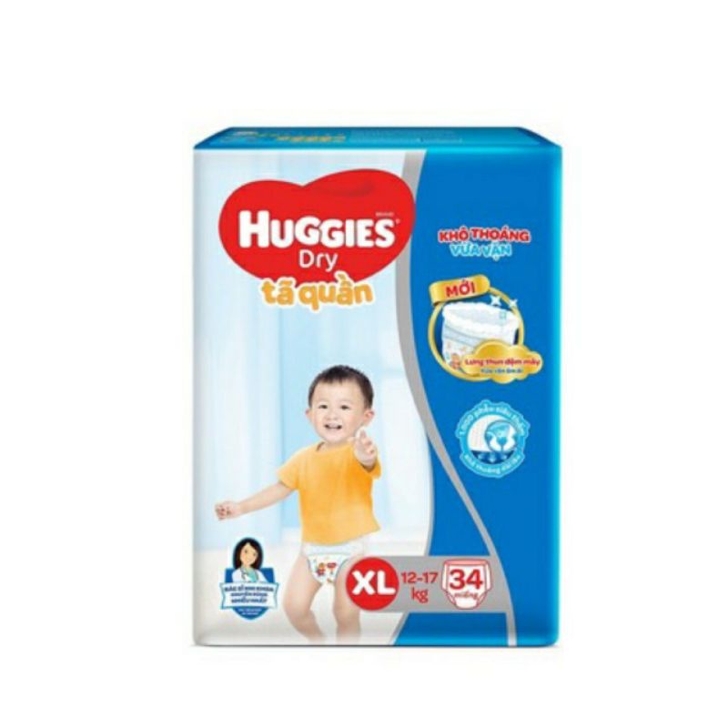 Tã Quần Huggies M42,L38,XL34