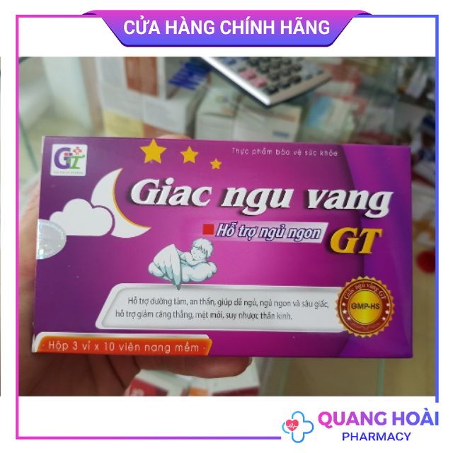 Giấc Ngủ Vàng GT - Hỗ trợ ngủ ngon, dưỡng tâm an thần