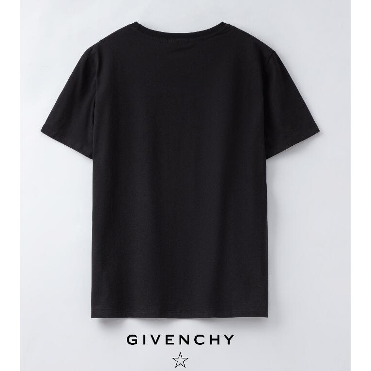 Áo Thun Cotton Ngắn Tay In Chữ Givenchy Thời Trang Cho Nam Và Nữ