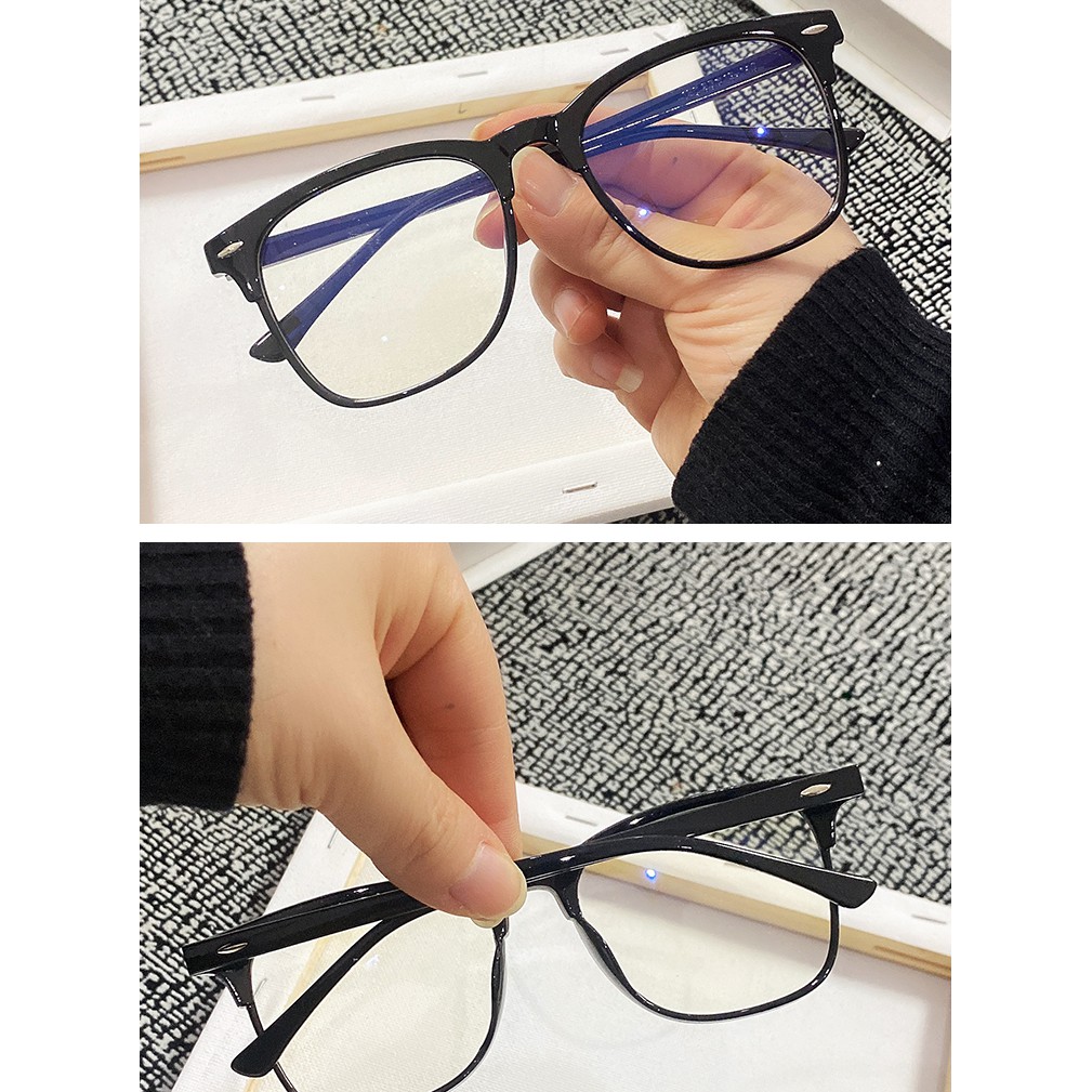 Mắt kính gọng vuông phong cách Hàn Quốc thời trang cho nam và nữ