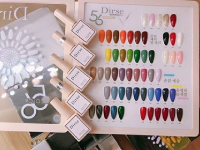 Sét sơn gel Dirse [ Xả hàng] Tặng bảng màu