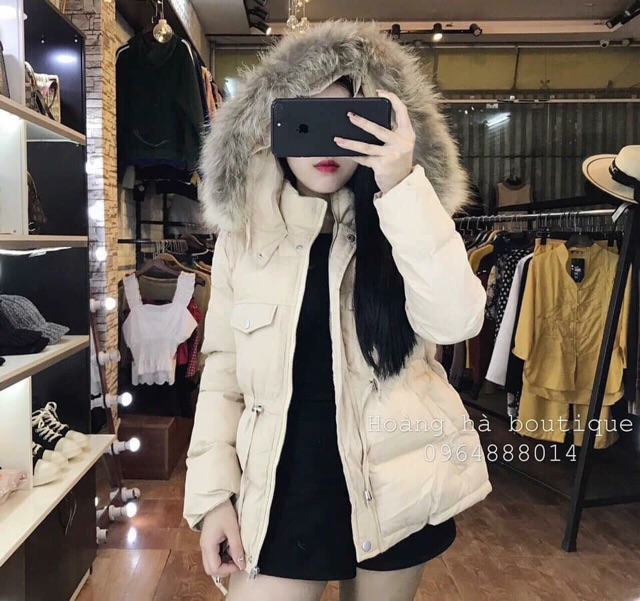 Áo phao rút eo - ảnh thật bao đẹp