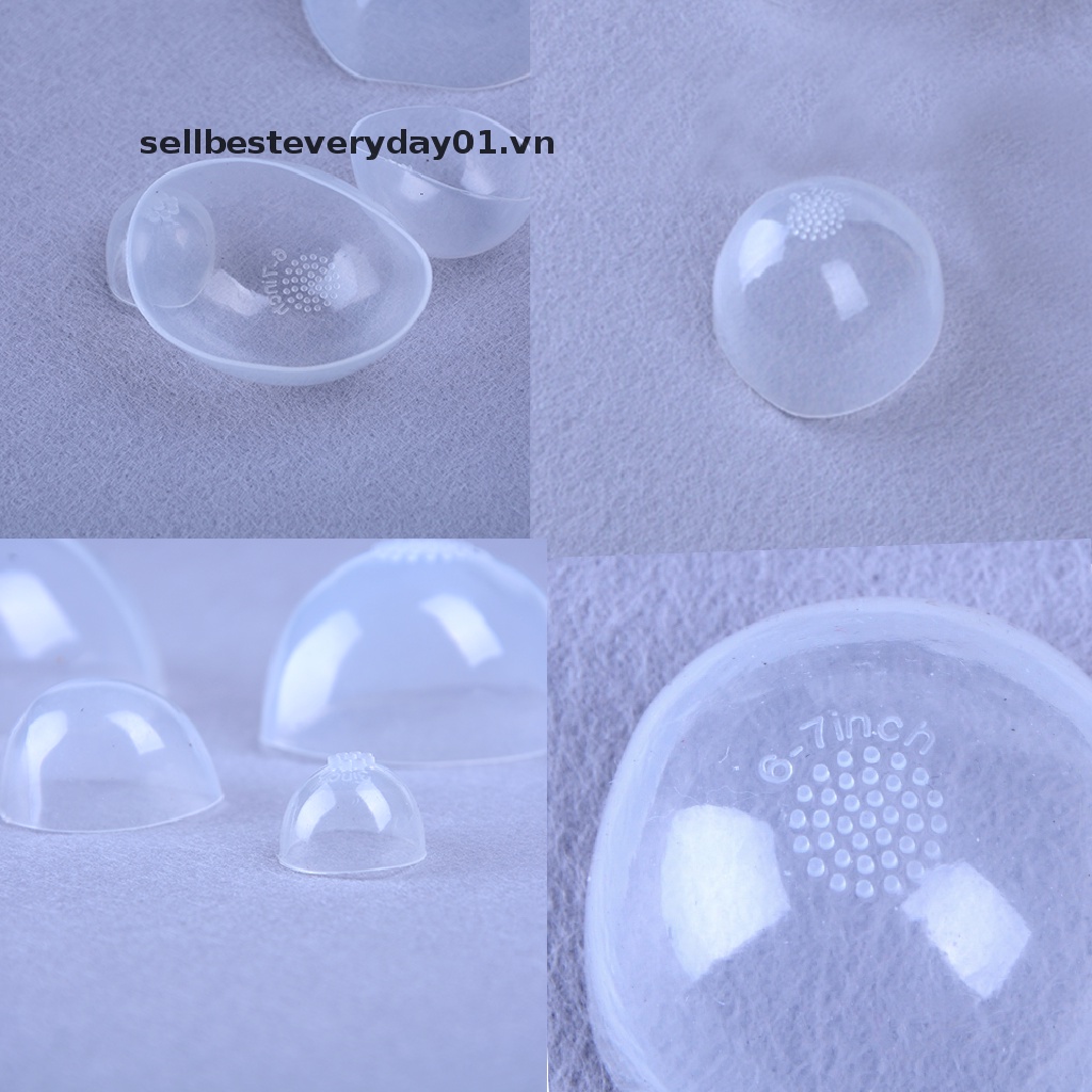 Ốp Tóc Giả Bằng Silicon Kích Thước 3-10inch Dành Cho Búp Bê BJD 1 / 3 1 / 4 1 / 6 1 / 8 1 / 12