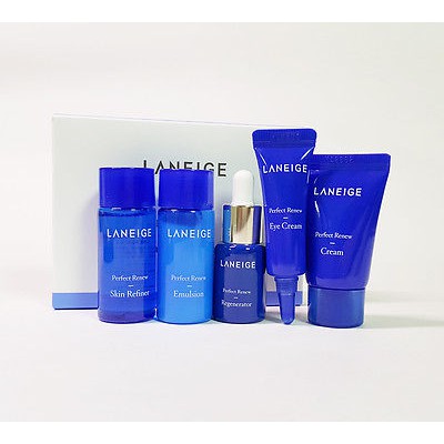 Bộ Kit Dưỡng Da Laneige Perfect Renew Trial Kit 5 Items