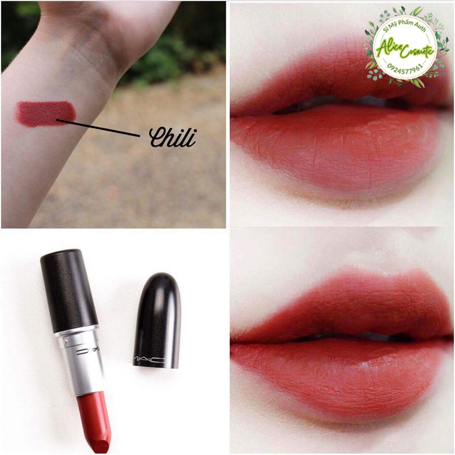 [HÀNG AUTH GIÁ SỈ] Son MAC Matte Màu 602 Chili – Đỏ Gạch giá sỉ