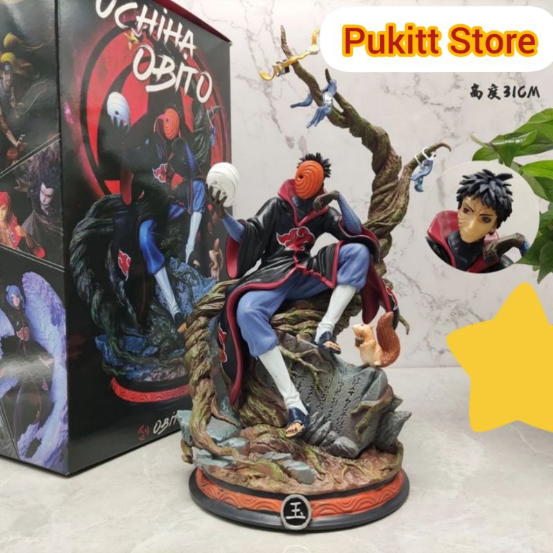 Mô hình Naruto - Mô hình Akatsuki Tobi Uchiha Obito size lớn 31cm N078