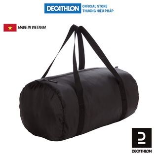 Túi hình trống tập fitness gấp được DOMYOS cỡ vừa màu đen