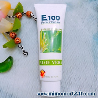 sữa rửa mặt nha đam E100