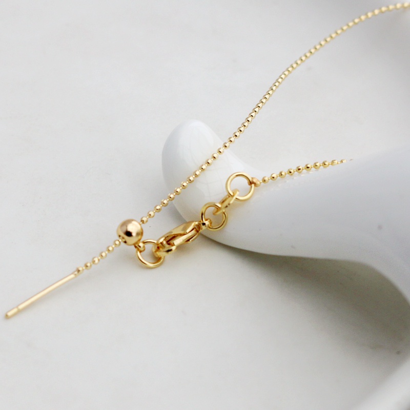 Chuỗi Hạt Đeo Tay 14K DIY 1.0 Hạt Phong Cách Cổ Điển