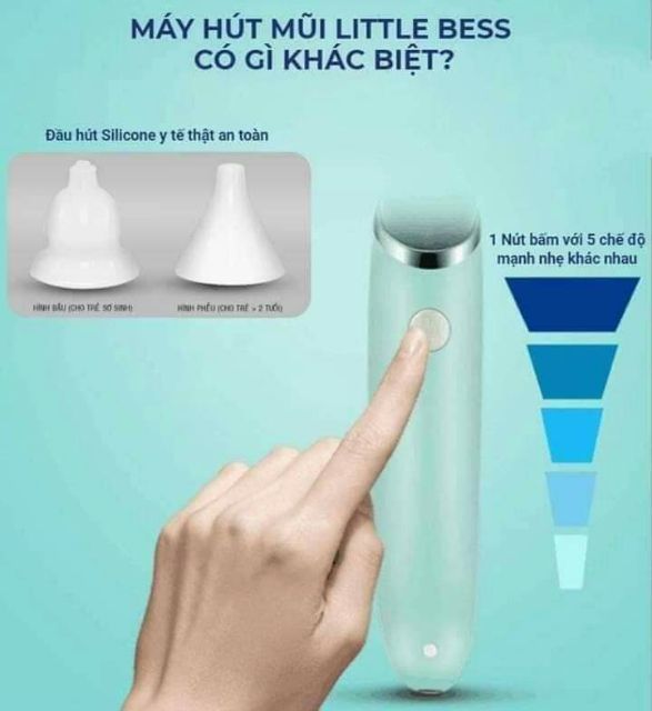 Máy hút mũi cho bé tại nhà