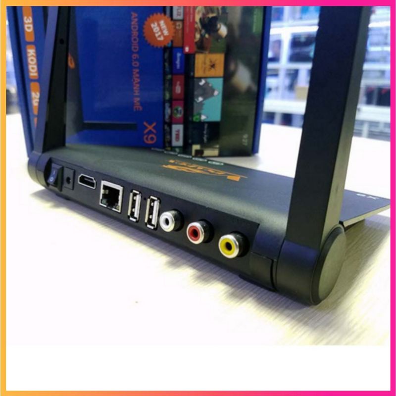 ANDROID TIVI BOX VINABOX X9  - Có Bluetooth và Tìm kiếm Giọng nói