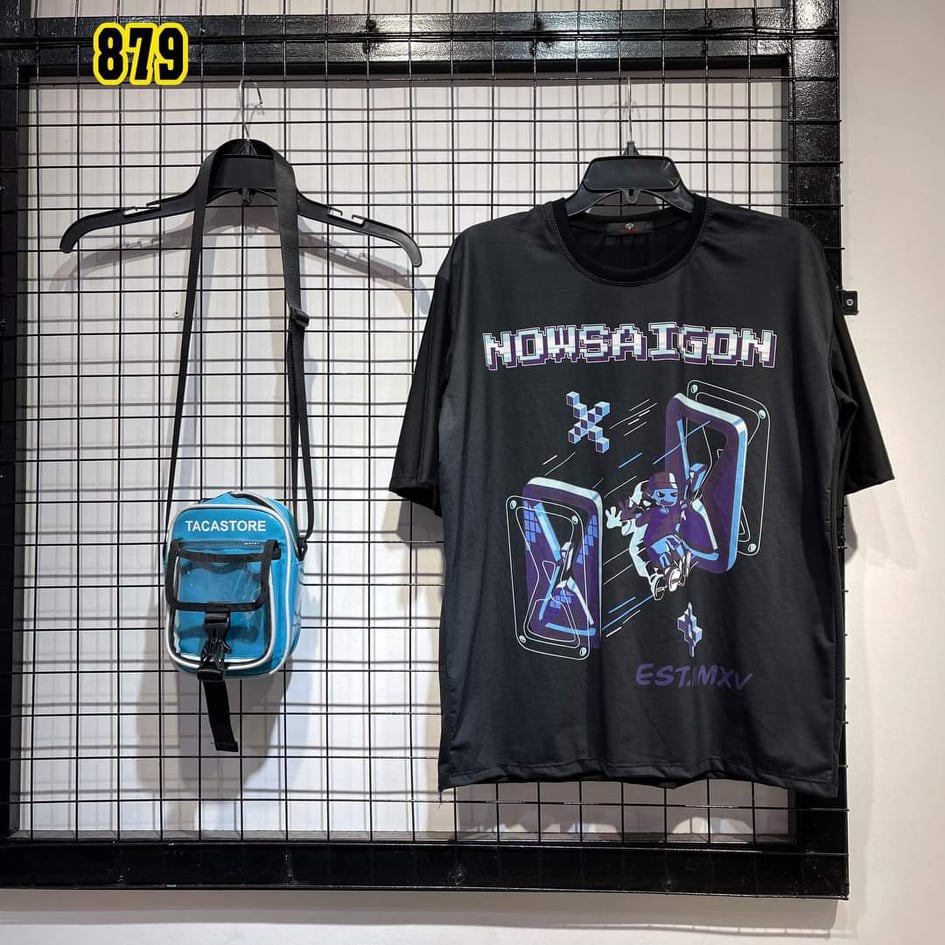 Áo Thun Tay Lỡ Nowsaigon Unisex Nam Nữ Over Size