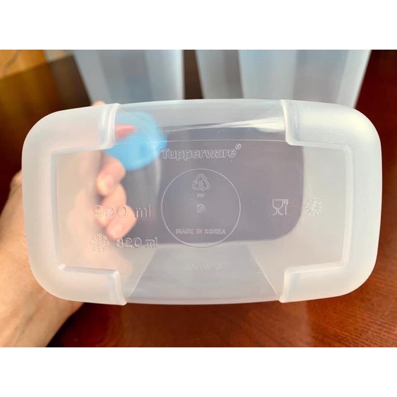 Hộp trữ đông 820ml cao để vừa cánh tủ lạnh Tupperware VN