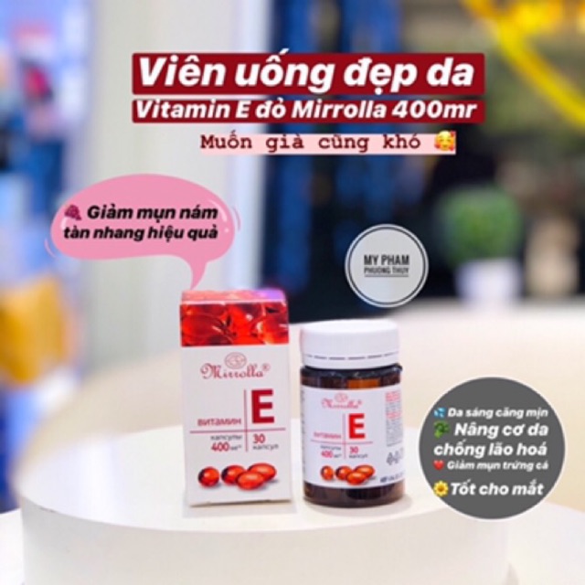 VITAMIN E ĐỎ 400IU CỦA NGA 30V