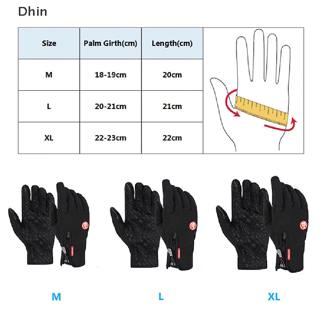 Găng Tay Chống Gió / Chống Thấm Nước Giữ Ấm Dùng Màn Hình Cảm Ứng Dành Cho Nam Nữ Cod