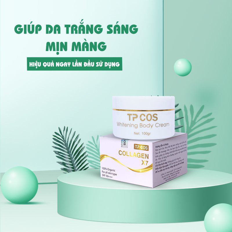 Kem Whitening Body Cream Giúp Da Trắng Sáng Mịn Màng