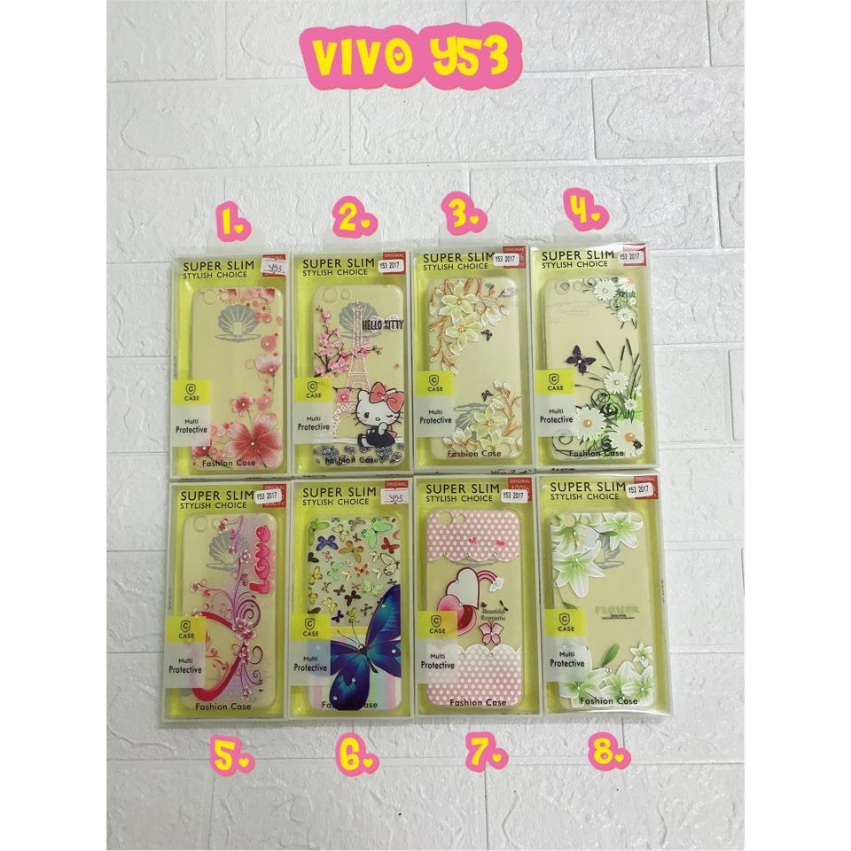 Ôp lưng thời trang dẻo đính đá Vivo Y53