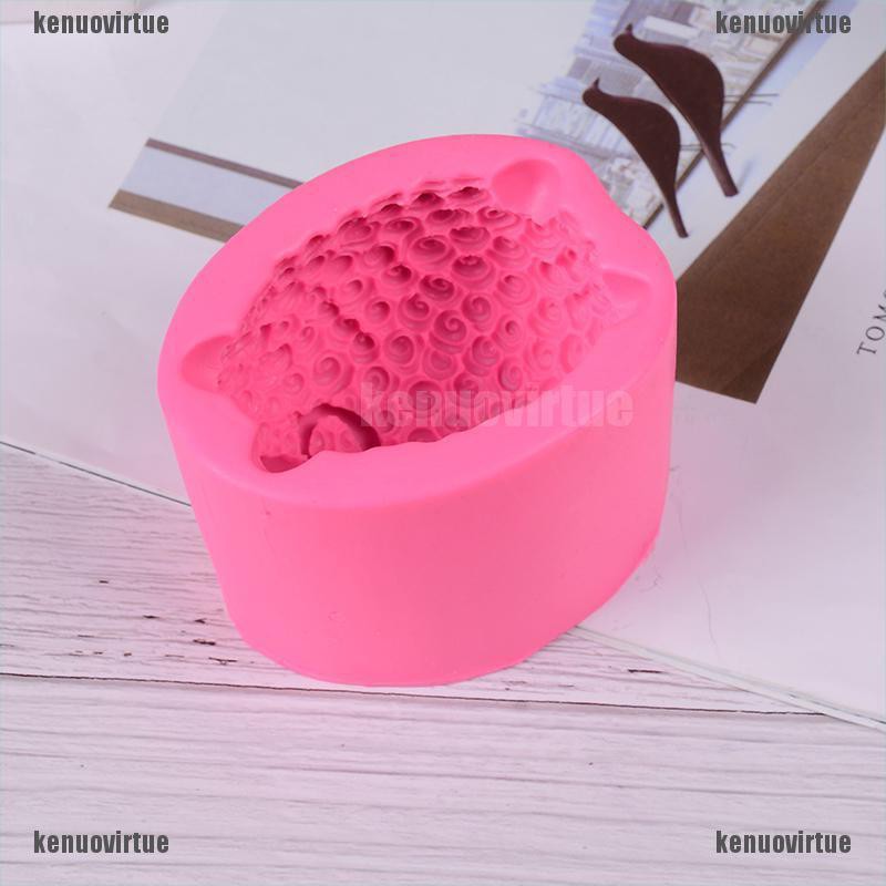 Khuôn làm kẹo sô cô la/xà phòng hình chú cừu 3d xinh xắn bằng silicone