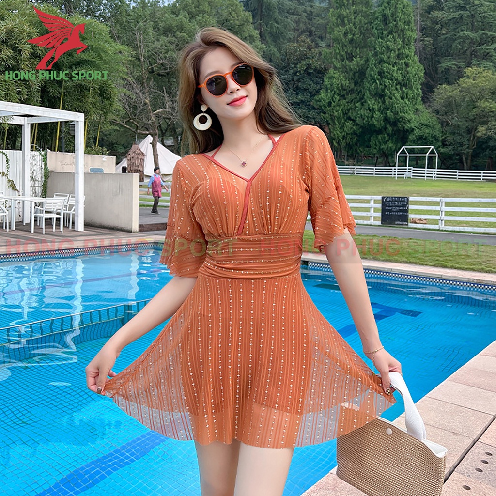 Đồ Bơi Nữ Một Mảnh Kín Đáo Giấu Bụng - Bikini Áo Tắm Váy Bơi Đẹp