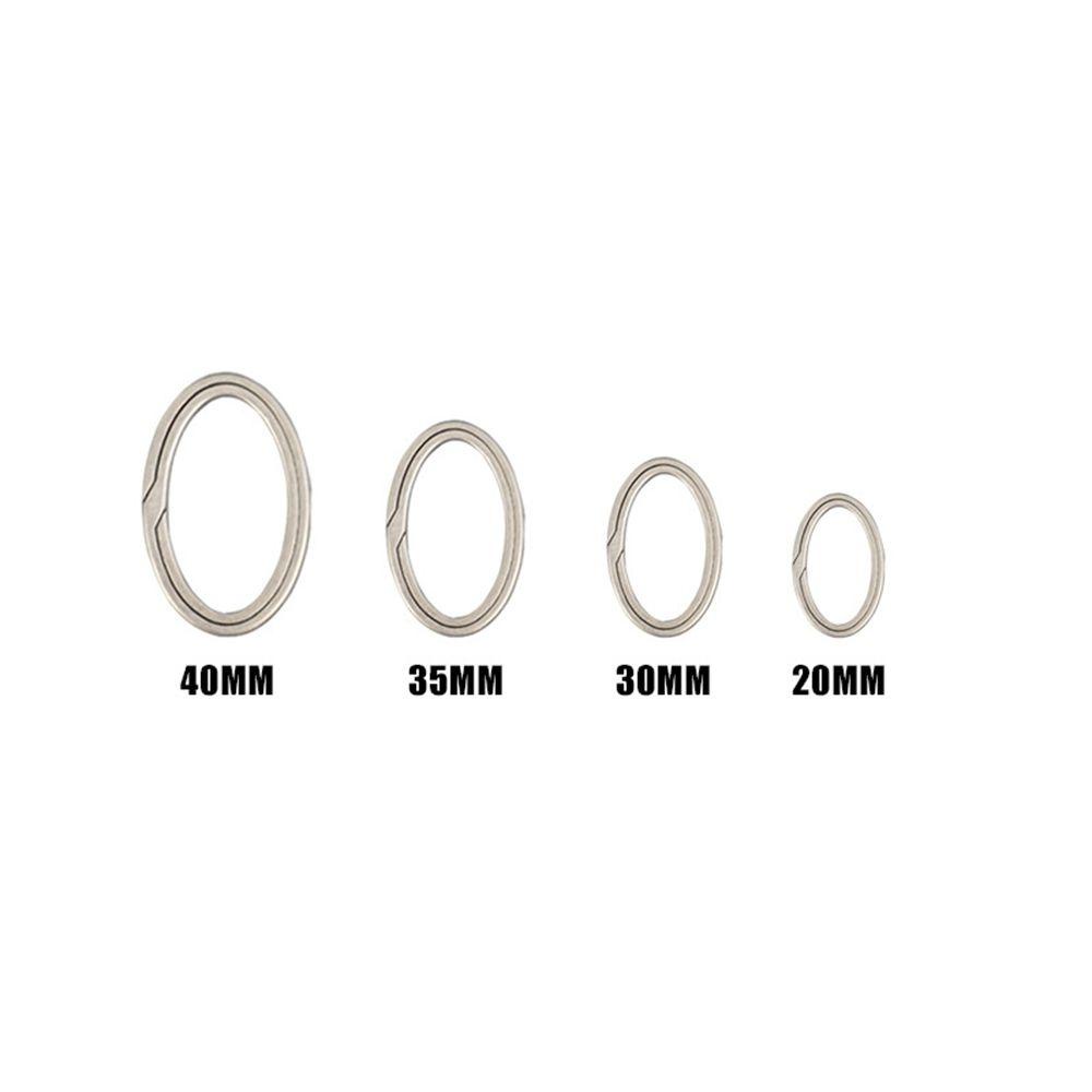 Set 2 Móc Chìa Khóa Bằng Hợp Kim Titan Siêu Nhẹ Chất Lượng Cao