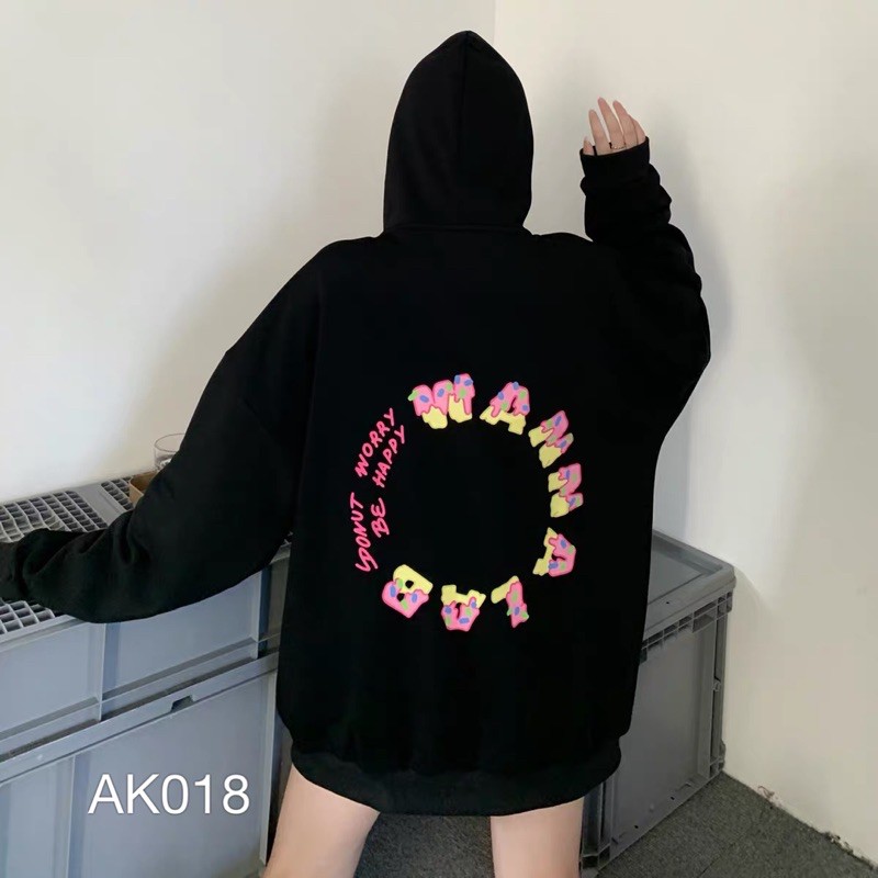 Áo khoác nam nữ VN CLO chất nỉ in hình WANNALAB - AK018