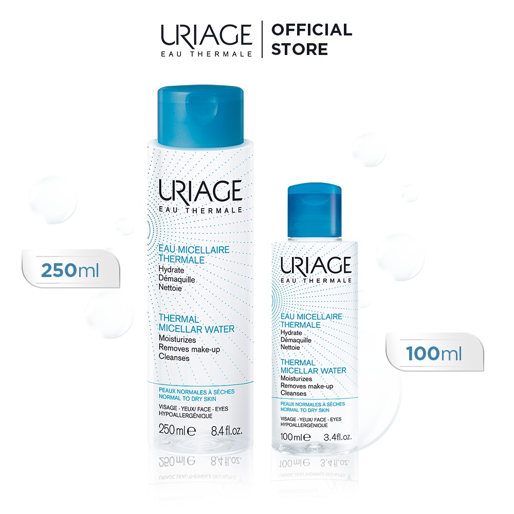 [Date 09.2022] Tẩy trang dưỡng khoáng PNS cho da thường, khô URIAGE EAU MICELLAIRE THERMALE PNS 100ml