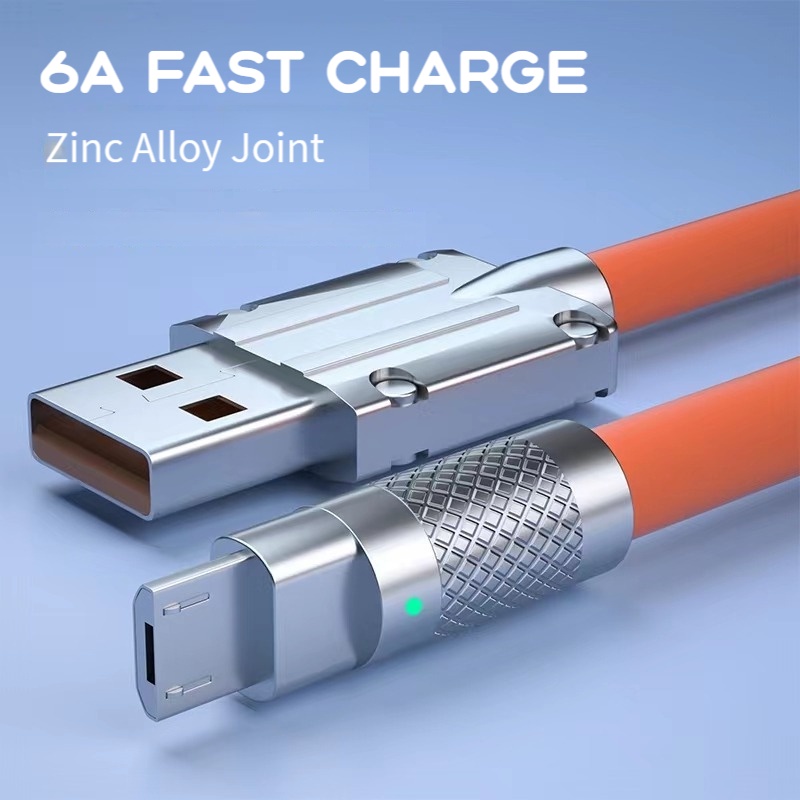 Dây Cáp Sạc USB Type C 120W 6A Cho Điện Thoại