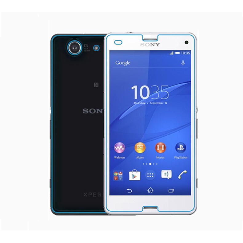 Set kính cường lực trước và sau chuyên dụng cho Sony Z3 Mini và phụ kiện