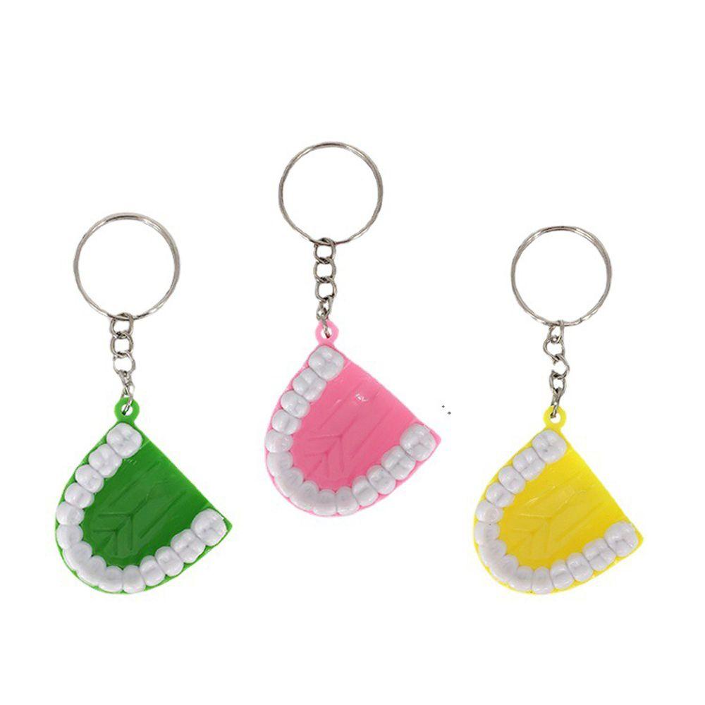 Móc Khóa Hình Chiếc Răng Bằng Nhựa Màu Sắc Ngẫu Nhiên