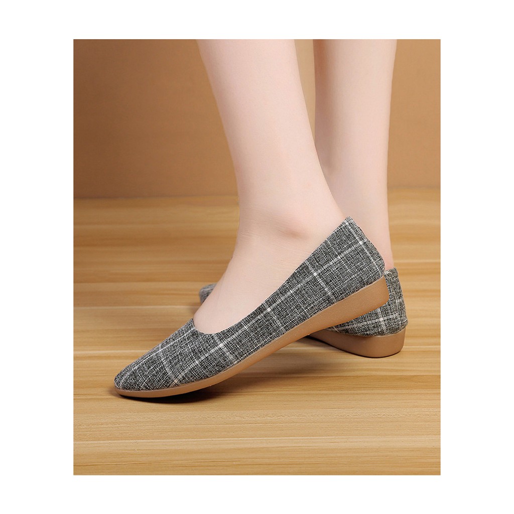 Giầy kẻ đế mềm dễ thương GN27