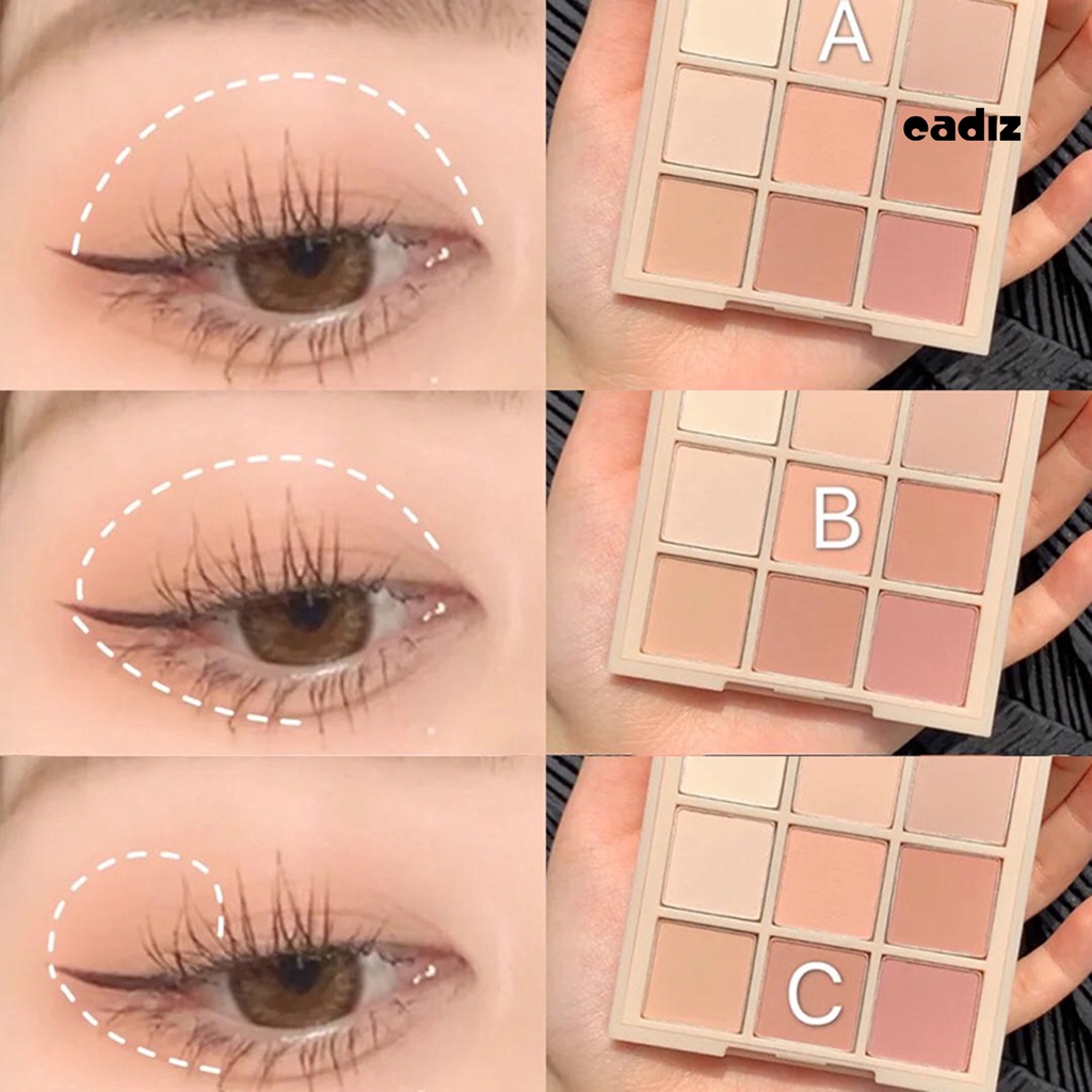 Bảng Phấn Mắt 9g Màu Sắc Tự Nhiên Chống Thấm Nước