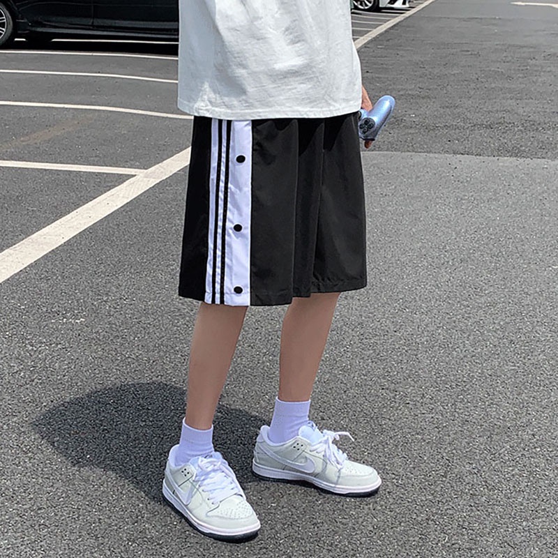 [MÃU MỚI] Quần Short Nam Sọc Kẻ Bấm Cúc 2 Bên Thời Trang Mixx_men SHORT NAM 042V3