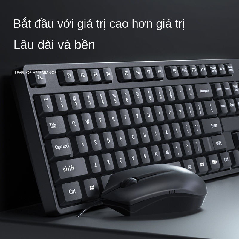 bàn phím có dây văn phòng bộ chuột gõ đặc biệt, cảm giác thao tác, máy tính để tắt tiếng trò chơi game bên ng | BigBuy360 - bigbuy360.vn