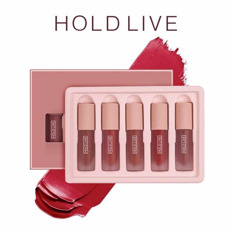 SET SON KEM  HOLD LIVE 5 CÂY ( Tròn)