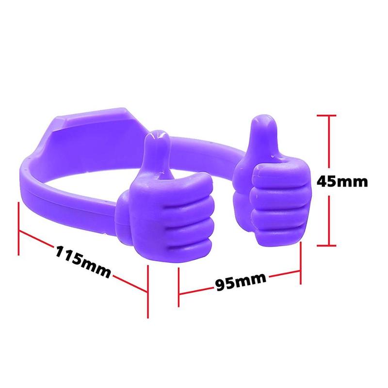 FLEXIBLE Giá Đỡ Silicon Hình Ngón Tay Cái Cho Điện Thoại / Máy Tính Bảng