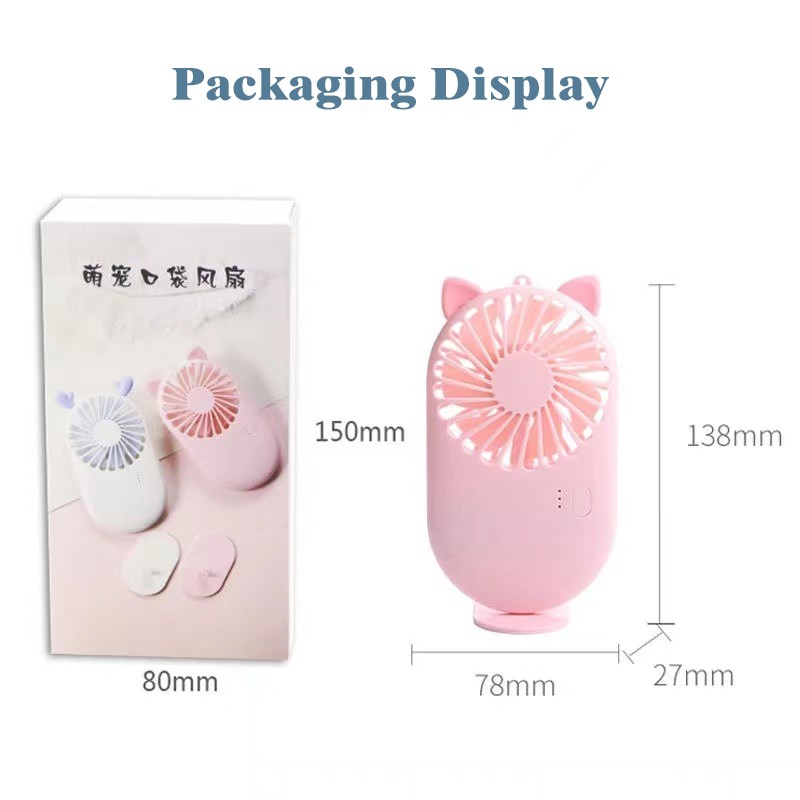 Quạt Sạc Usb Để Bàn Nhỏ Gọn