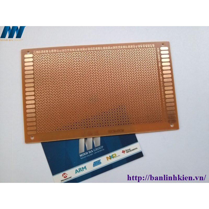 Phíp Đồng Lỗ - Bảng Mạch Đục Lỗ Sẵn PCB Nâu nhiều kích thước
