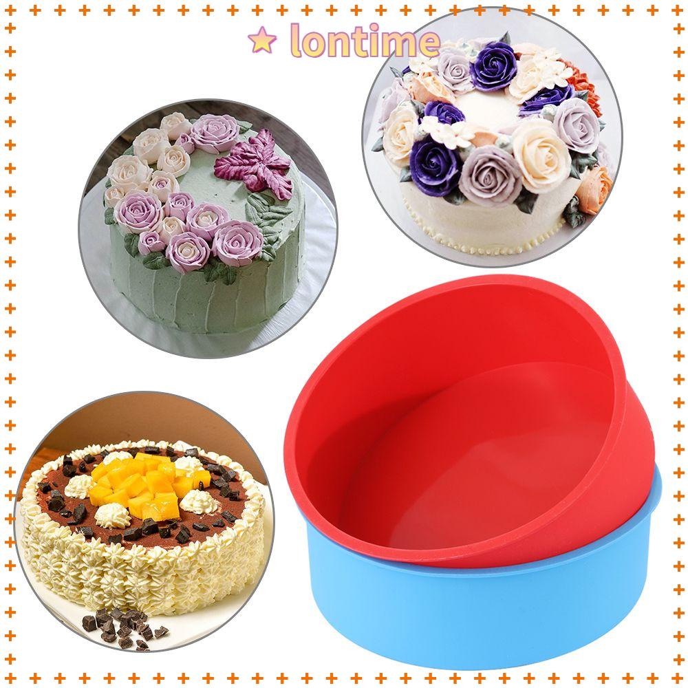 Khuôn Silicon Làm Bánh Hình Tròn 4 / 6inch