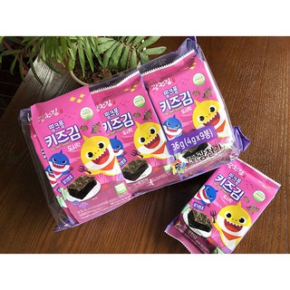 Rong biển ăn liền Organic Hàn Quốc Pink Fong cho bé