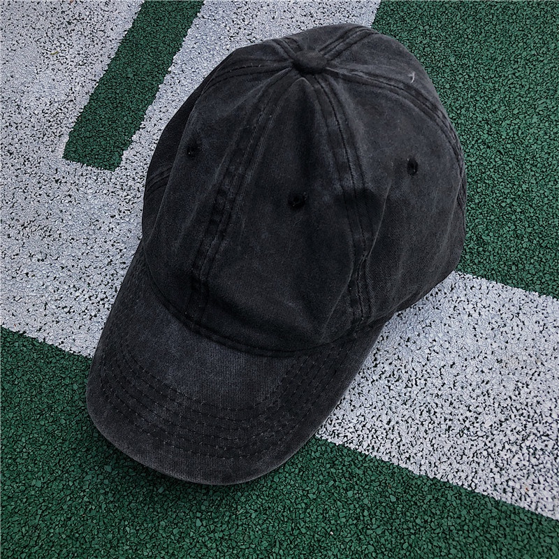 Nón lưỡi trai phối rách phong cách vintage hip hop thời thượng thời trang Hàn Quốc 19