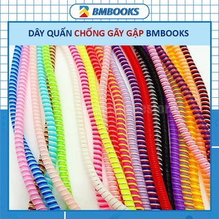 Dây quấn tai nghe, sạc điện thoại nhiều màu chống đứt gãy nhiều màu sắc BMBooks